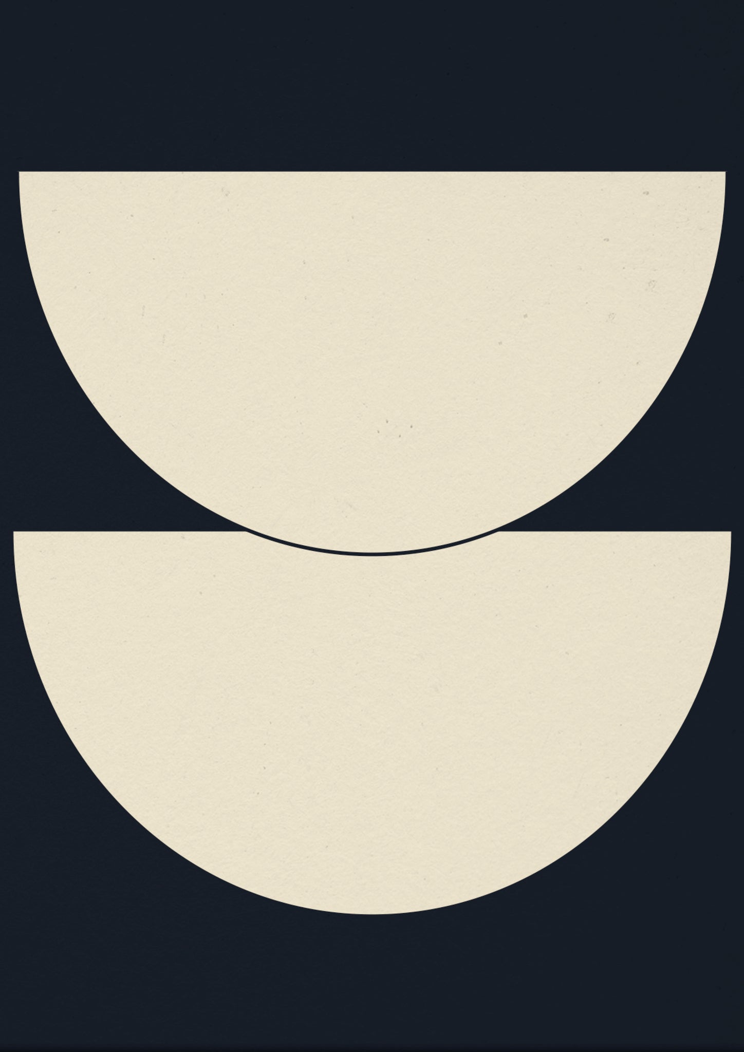 Half Circles I - Blue