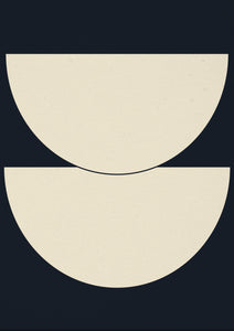 Half Circles I - Blue